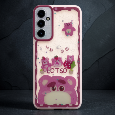 Samsung Galaxy A25 5g Kılıf Sweet Desenli Silikon Kapak - Pembe