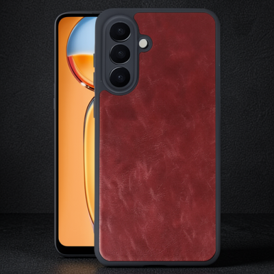 Samsung Galaxy A26 Kılıf Aras Deri Kapak - Bordo