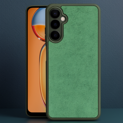Samsung Galaxy A26 Kılıf Aras Deri Kapak - Koyu Yeşil