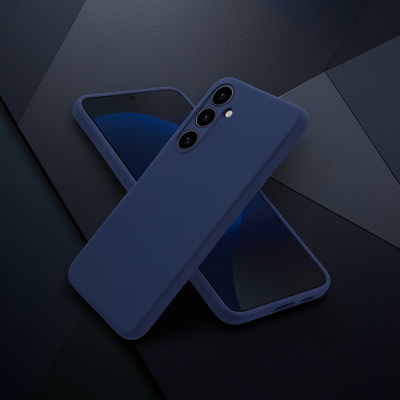 Samsung Galaxy A26 Kılıf First Silikon - Lacivert
