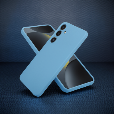 Samsung Galaxy A26 Kılıf Nano İçi Kadife Silikon - Mavi