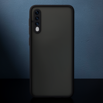Samsung Galaxy A30s Kılıf Montreal Silikon Kapak - Siyah