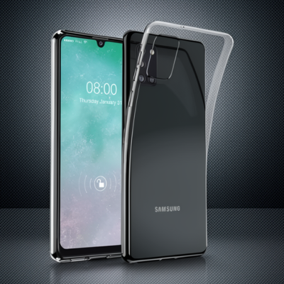 Samsung Galaxy A31 Kılıf Lüx Şeffaf Silikon