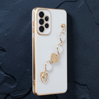 Samsung Galaxy A33 5g Kılıf Esila Silikon - Beyaz
