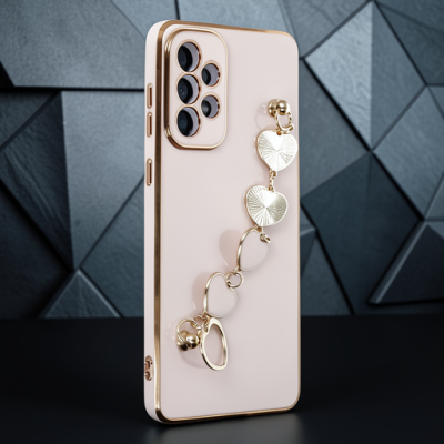 Samsung Galaxy A33 5g Kılıf Esila Silikon - Pudra