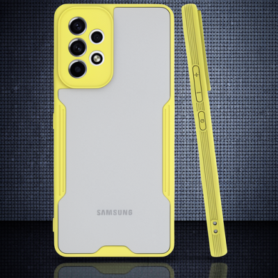 Samsung Galaxy A33 5g Kılıf Platin Silikon - Sarı