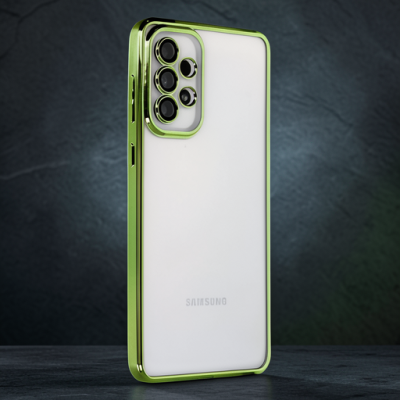 Samsung Galaxy A33 5g Kılıf Razer Lensli Silikon - Yeşil