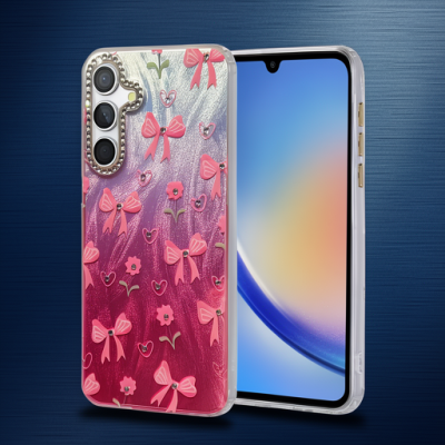 Samsung Galaxy A34 5g Kılıf Blade Aynalı Desenli Kapak - Desen 3