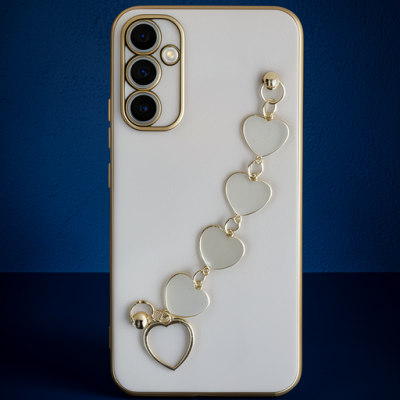 Samsung Galaxy A34 5g Kılıf Esila Silikon - Pudra