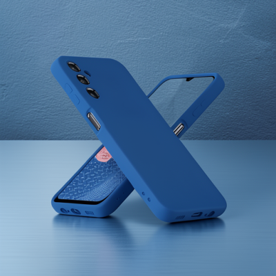 Samsung Galaxy A34 5g Kılıf First Silikon - Mavi