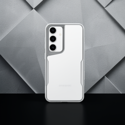 Samsung Galaxy A35 5g Kılıf Boyi Silikon Kapak - Gümüş