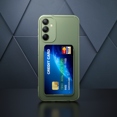 Samsung Galaxy A35 5g Kılıf Kart Şeffaf Silikon - Şeffaf