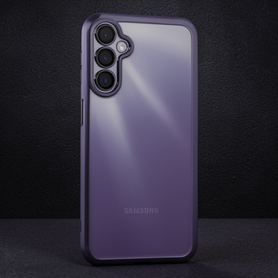 Samsung Galaxy A35 5g Kılıf Razer Lensli Silikon - Mor