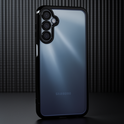 Samsung Galaxy A35 5g Kılıf Razer Lensli Silikon - Siyah