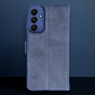 Samsung Galaxy A35 5g Kılıf Trend S Plus Kapaklı Kılıf - Lacivert