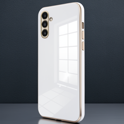 Samsung Galaxy A35 5g Kılıf Volet Silikon - Beyaz