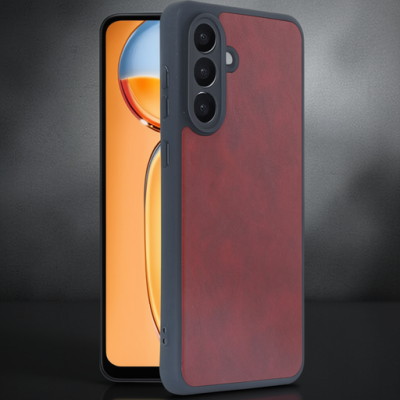 Samsung Galaxy A36 Kılıf Aras Deri Kapak - Bordo