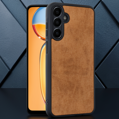 Samsung Galaxy A36 Kılıf Aras Deri Kapak - Taba