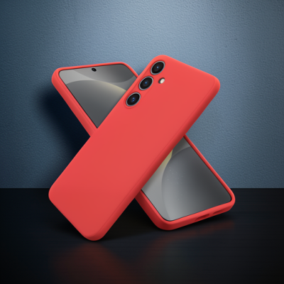 Samsung Galaxy A36 Kılıf First Silikon - Kırmızı
