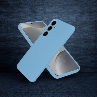 Samsung Galaxy A36 Kılıf First Silikon - Mavi