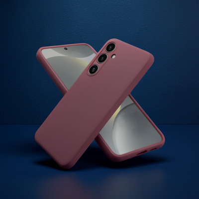Samsung Galaxy A36 Kılıf First Silikon - Mürdüm