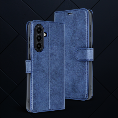 Samsung Galaxy A36 Kılıf Trend S Plus Kapaklı Kılıf - Lacivert