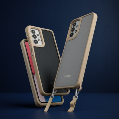 Samsung Galaxy A52 Kılıf Penta Silikon Kılıf - Çöl Titanyum