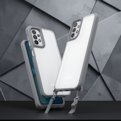 Samsung Galaxy A52 Kılıf Penta Silikon Kılıf - Titan Gri