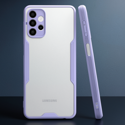 Samsung Galaxy A52 Kılıf Platin Silikon - Lila
