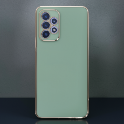 Samsung Galaxy A52 Kılıf Volet Silikon - Açık Yeşil