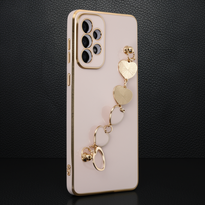 Samsung Galaxy A53 5g Kılıf Esila Silikon - Pudra