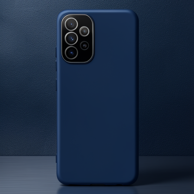 Samsung Galaxy A53 5g Kılıf Lansman Glass Kapak - Lacivert