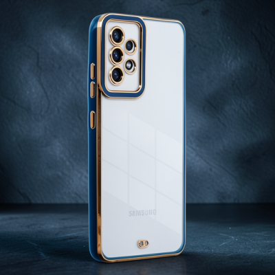 Samsung Galaxy A53 5g Kılıf Liva Lens Silikon - Mavi