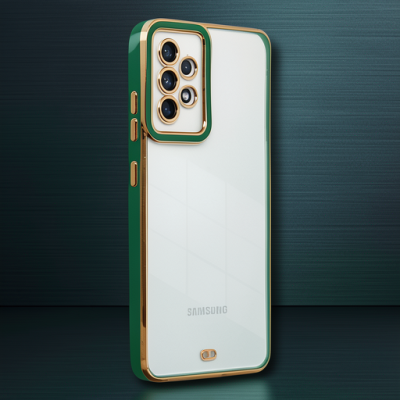 Samsung Galaxy A53 5g Kılıf Liva Lens Silikon - Yeşil