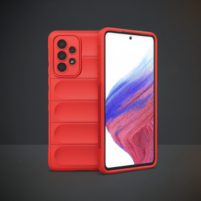 Samsung Galaxy A53 5g Kılıf Optimum Silikon - Kırmızı