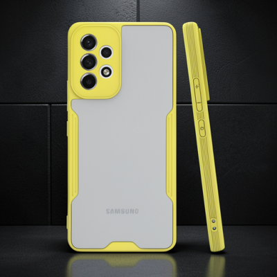Samsung Galaxy A53 5g Kılıf Platin Silikon - Sarı