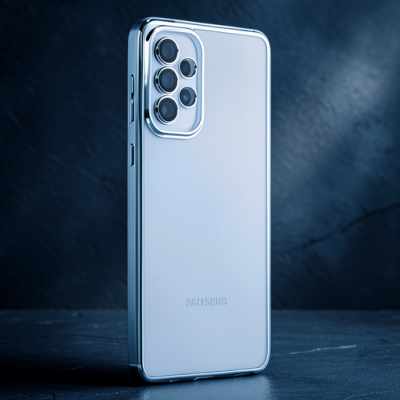 Samsung Galaxy A53 5g Kılıf Razer Lensli Silikon - Açık Mavi