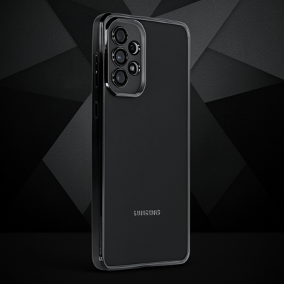 Samsung Galaxy A53 5g Kılıf Razer Lensli Silikon - Siyah