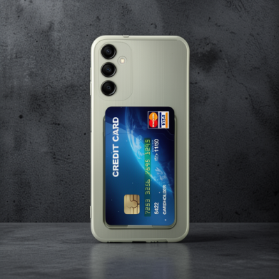 Samsung Galaxy A54 5g Kılıf Kart Şeffaf Silikon - Şeffaf