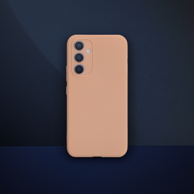 Samsung Galaxy A54 5g Kılıf Nano İçi Kadife Silikon - Pudra