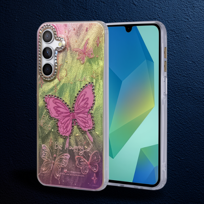 Samsung Galaxy A55 5g Kılıf Blade Aynalı Desenli Kapak - Desen 5