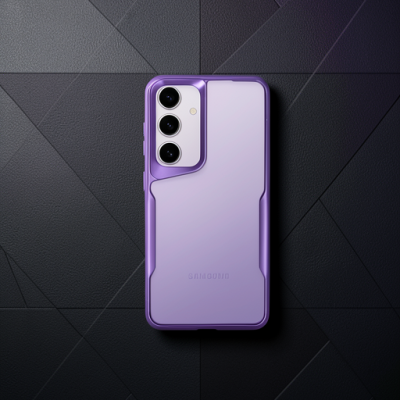 Samsung Galaxy A55 5g Kılıf Boyi Silikon Kapak - Derin Mor
