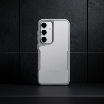 Samsung Galaxy A55 5g Kılıf Boyi Silikon Kapak - Gümüş