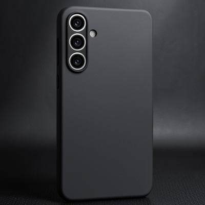 Samsung Galaxy A55 5g Kılıf First Silikon - Siyah