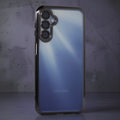 Samsung Galaxy A55 5g Kılıf Razer Lensli Silikon - Mor