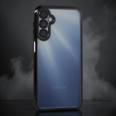 Samsung Galaxy A55 5g Kılıf Razer Lensli Silikon - Siyah