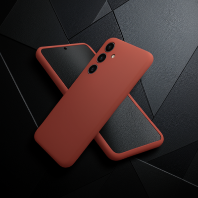 Samsung Galaxy A56 Kılıf First Silikon - Bordo