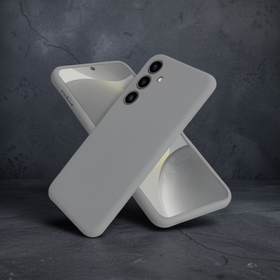 Samsung Galaxy A56 Kılıf First Silikon - Gri