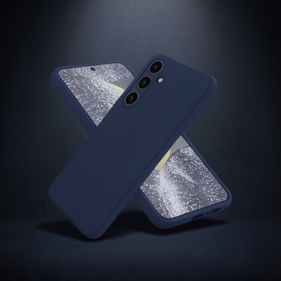 Samsung Galaxy A56 Kılıf First Silikon - Lacivert