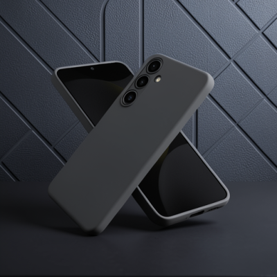 Samsung Galaxy A56 Kılıf First Silikon - Siyah